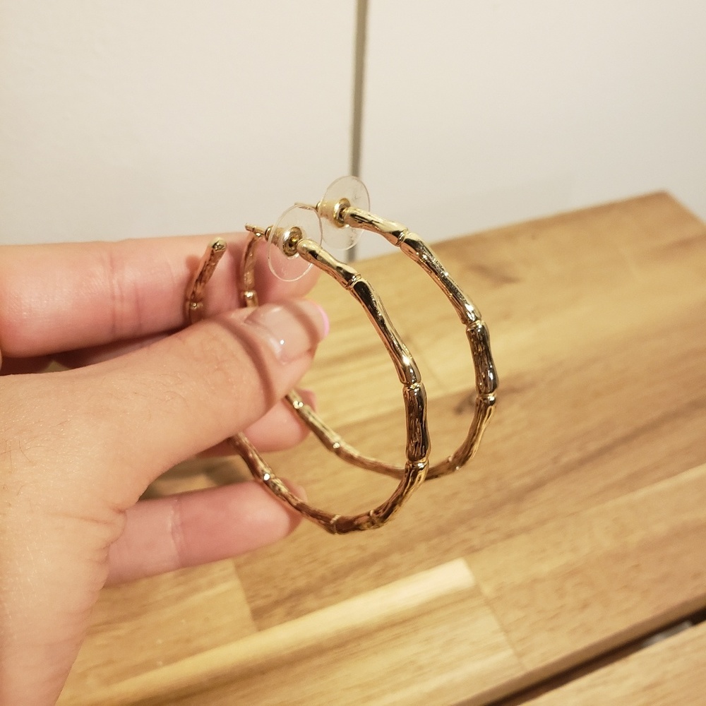Hoop Earrings 2.25" Diameter